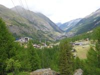 Bahnstation Furi, Zermatt, Schweiz