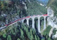 Fahrt mit dem Glacier-Express (Landwasserviadukt)