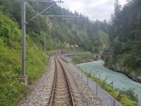Fahrt mit dem Glacier-Express (entlang des Vorderrheins...)