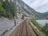Fahrt mit dem Glacier-Express (entlang des Vorderrheins...)