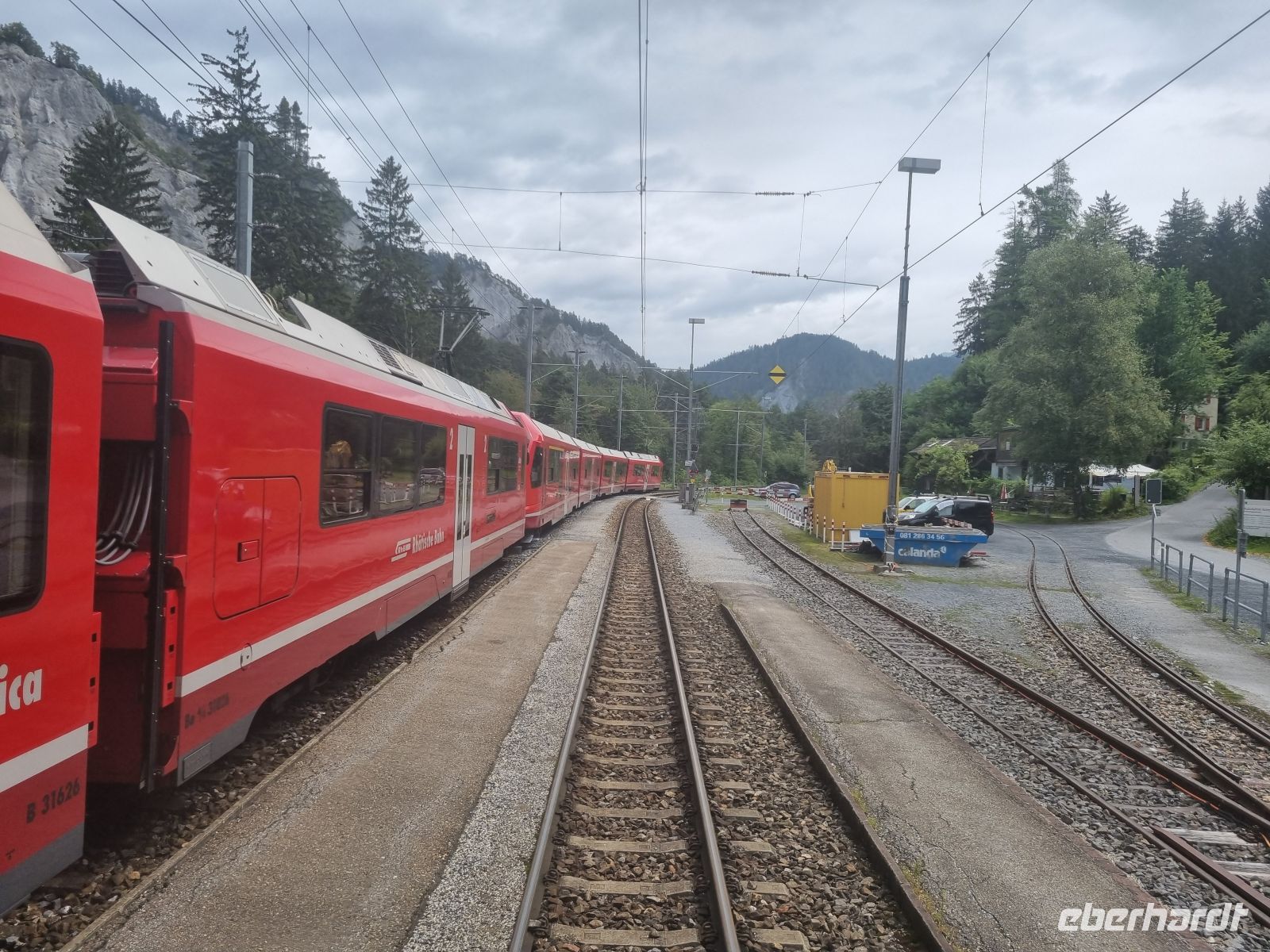 Fahrt mit dem Glacier-Express (entlang des Vorderrheins...)