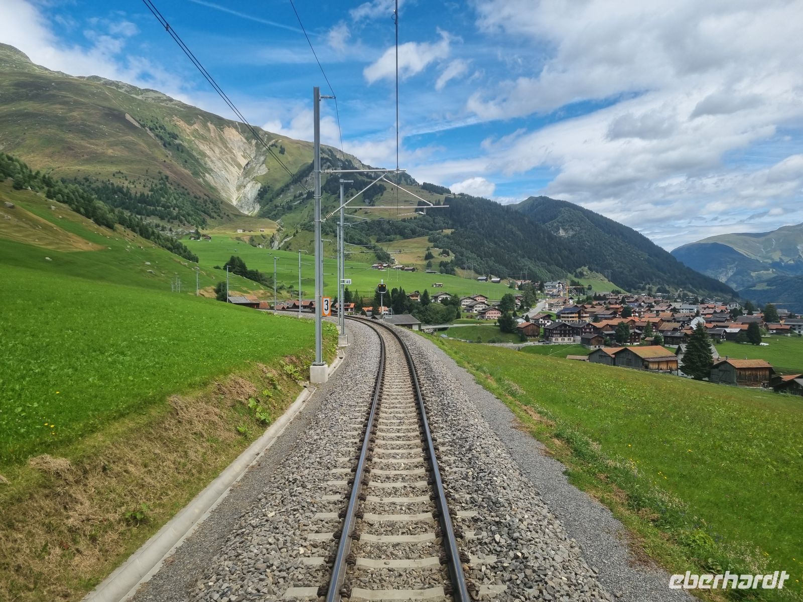 Fahrt mit dem Glacier-Express (Disentis)