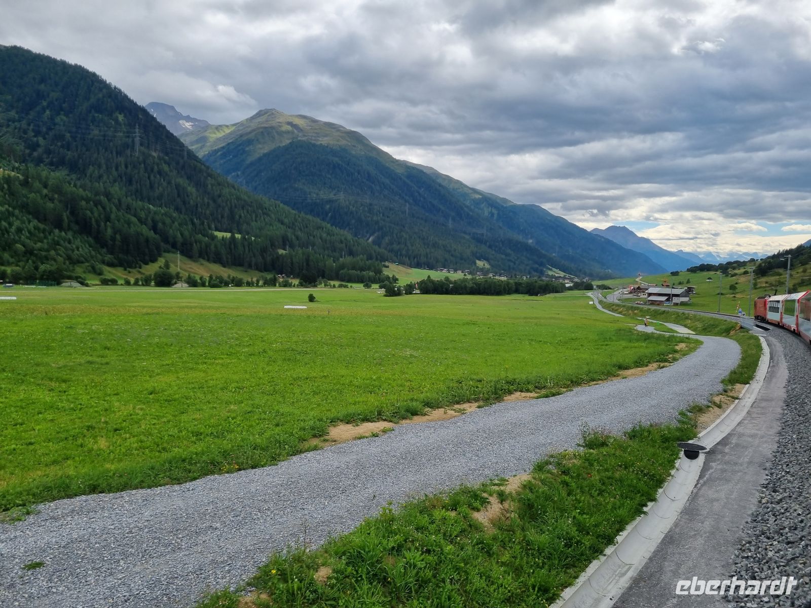 Fahrt mit dem Glacier-Express (Goms)