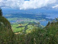 Blick vom Rigi zum Vierwaldstätter- und Zuger See