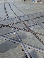 Weichenwirrwar auf der Drehscheibe