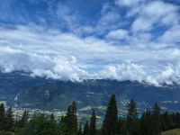 Blick zu Eiger, Mönch und Jungfrau von Schynige Platte