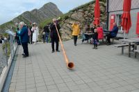Begrüßung auf dem Rothorn