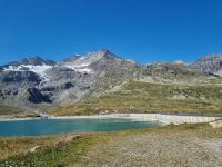 Bernina-Pass (Lago Bianco = Weißer See)
