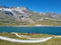 auf dem Bernina-Pass...