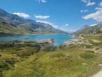 Fahrt mit dem Bernina-Express (Lago Bianco)