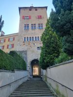  Chur (Altstadt - Kirchgasse mit Aufgang zur Kathedrale)