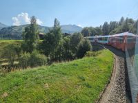 Fahrt mit dem Glacier-Express (auf dem Weg von Disentis zum Oberalppass...)