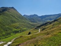Fahrt mit dem Glacier-Express (auf dem Weg von Disentis zum Oberalppass...)