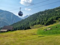 Fahrt mit dem Glacier-Express (vom Oberalppass nach Andermatt...)