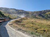 Fahrt zum Gornergrat mit Blick zum Matterhorn