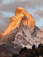353 Zermatt - Sonnenaufgang am Matterhorn