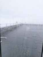 367 Frühstück auf dem Säntis - Leider starker Regen und keine Sicht auf dem Gipfel