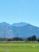 003 Fahrt nach Davos - Blick zum Alpsteingebirge mit dem Säntis im Appenzellerland