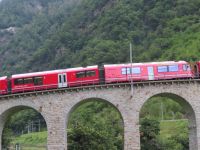 027 Ausflug mit dem Bernina Express - Kreisviadukt in Brusio