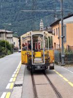 036 Ausflug mit dem Bernina Express - Der Zug wird zur Straßenbahn