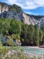 166 Fahrt mit dem Glacier Express - Fahrt durch die Rheinschlucht