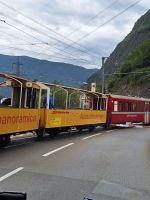 034 Ausflug mit dem Bernina Express - Der Zug wird zur Straßenbahn