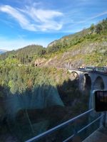 152 Fahrt mit dem Glacier Express - Fahrt über das Landwasser Viadukt