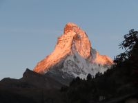 229 Zermatt - Sonnenaufgang am Matterhorn