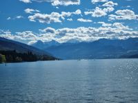 Thunersee (Blick auf Eiger, Mönch und Jungfrau)