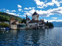 Schifffahrt auf dem Thunersee (Schloss Oberhofen)
