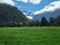 Interlaken (Blick von der Höhematte zur Jungfrau)
