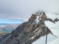 auf dem Jungfraujoch... (Blick zum Mönch)
