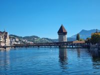 Luzern (Kapellbrücke mit Rigi)
