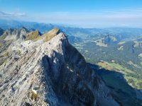 Fahrt mit der Säntis-Schwebebahn zur Schwägalp...
