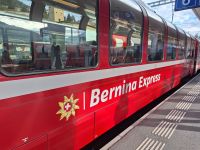 Mit diesem Zug fuhren wir nach Tirano