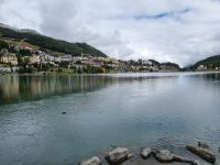 St. Moritzersee mit Blick auf St. Moritz-Dorf