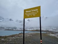 Fahrt zum Bernina-Pass (Wasserscheide)