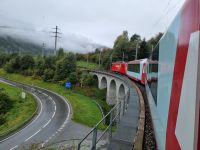 Fahrt mit dem Glacier-Express... (von Disentis zum Oberalppass)