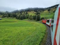 Fahrt mit dem Glacier-Express... (von Disentis zum Oberalppass)