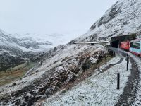 Fahrt mit dem Glacier-Express... (von Disentis zum Oberalppass)