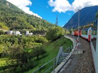 Fahrt mit dem Glacier-Express... (Mattertal)