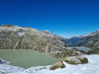Grimselpass (Blick auf den Grimselsee und den Räterichsbodensee)