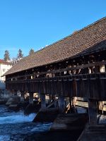 077 Silvester Berner Oberland - Ausflug nach Thun - das Wehr