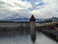 Luzern mit Blick zum Pilatus