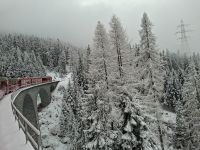 Fahrt mit dem Bernina-Express... (Albula-Srecke)