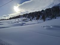 Fahrt mit dem Bernina-Express von Pontresina nach Ospizio Bernina...