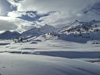 Fahrt mit dem Bernina-Express von Pontresina nach Ospizio Bernina...