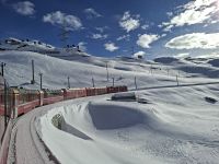 Fahrt mit dem Bernina-Express...