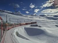 Fahrt mit dem Bernina-Express...