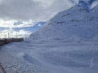 Fahrt mit dem Bernina-Express...
